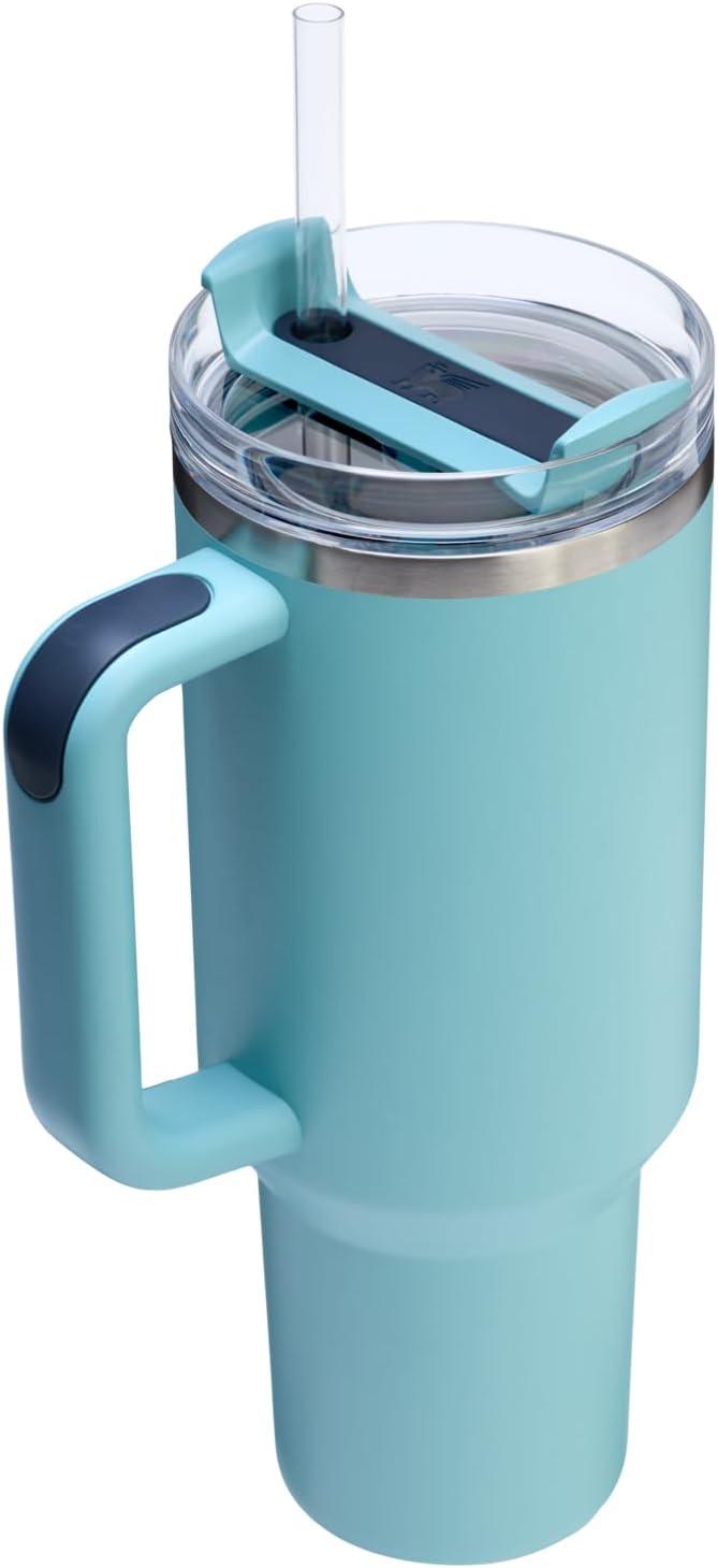 imageSTANLEY Quencher H20 Tumbler with Handle and Straw 30 oz Flowstate 3Position Lid Cup Holder Compatible for Travel Insulated Stainless Steel Cup BPAFree Exclusive Toasted AlmondAgave