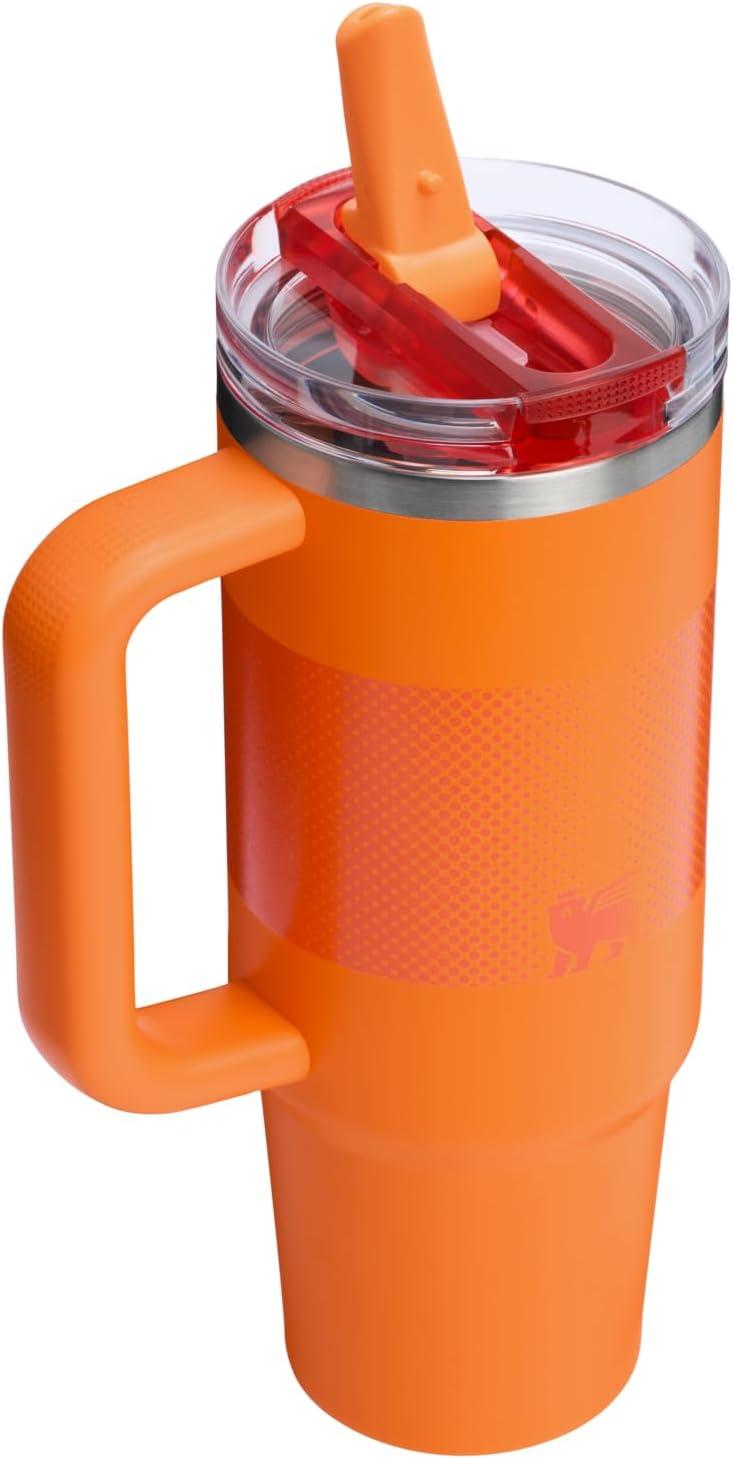 imageSTANLEY Quencher ProTour Flip Straw Tumbler with Leakproof Lid BuiltIn Straw amp Handle Cupholder Compatible for Travel Insulated Stainless Steel Cup BPAFreeGoldenrod Fade