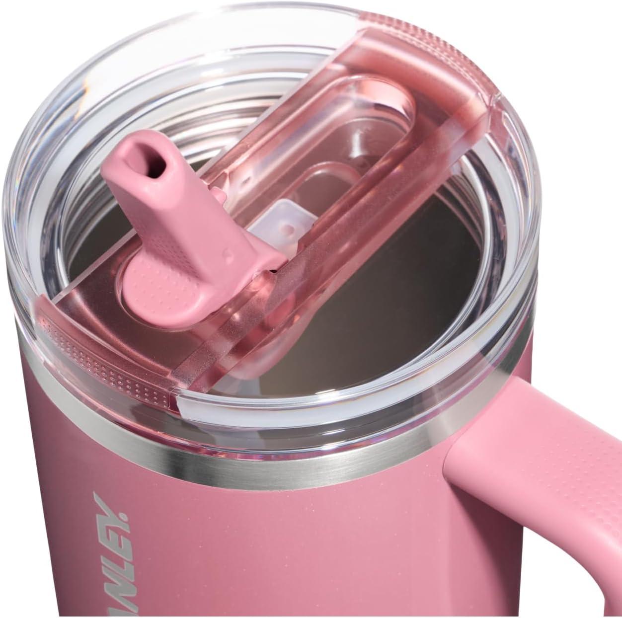 imageSTANLEY Quencher ProTour Flip Straw Tumbler with Leakproof Lid BuiltIn Straw amp Handle Cupholder Compatible for Travel Insulated Stainless Steel Cup BPAFreePort Shimmer