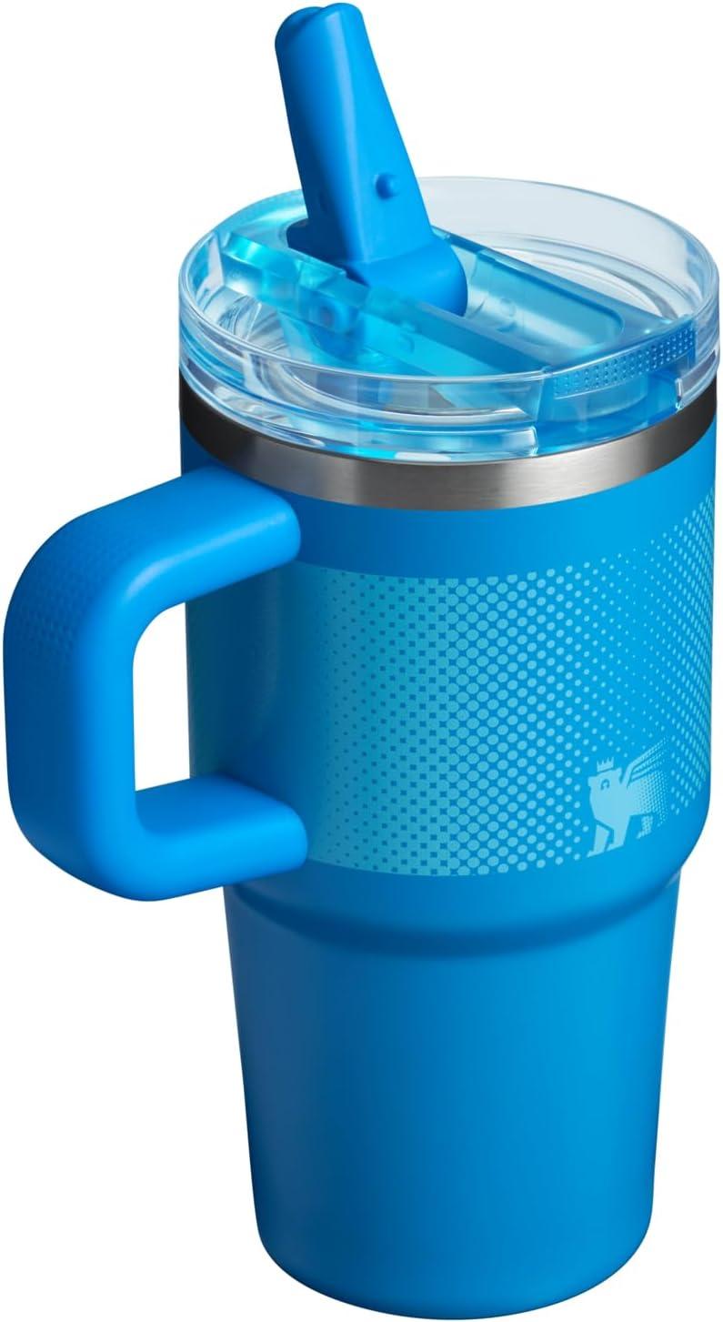 imageSTANLEY Quencher ProTour Flip Straw Tumbler with Leakproof Lid BuiltIn Straw amp Handle Cupholder Compatible for Travel Insulated Stainless Steel Cup BPAFreeAzure Fade