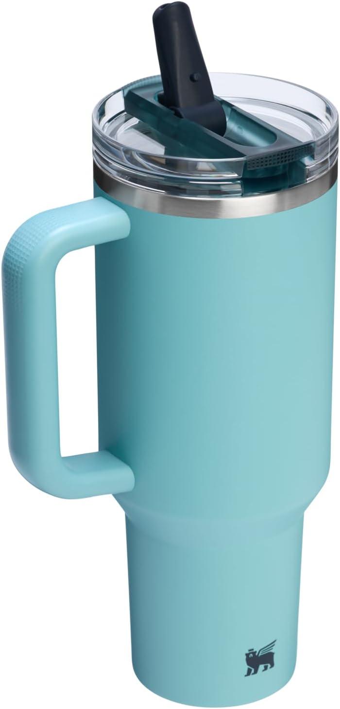 imageSTANLEY Quencher ProTour Flip Straw Tumbler with Leakproof Lid BuiltIn Straw amp Handle Cupholder Compatible for Travel Insulated Stainless Steel Cup BPAFreeAgave