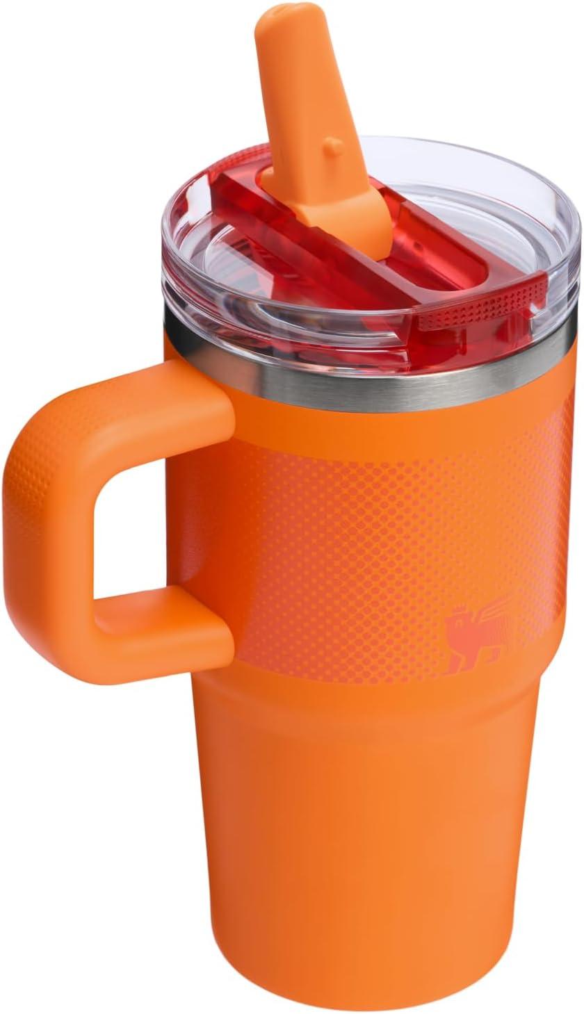 imageSTANLEY Quencher ProTour Flip Straw Tumbler with Leakproof Lid BuiltIn Straw amp Handle Cupholder Compatible for Travel Insulated Stainless Steel Cup BPAFreeGoldenrod Fade