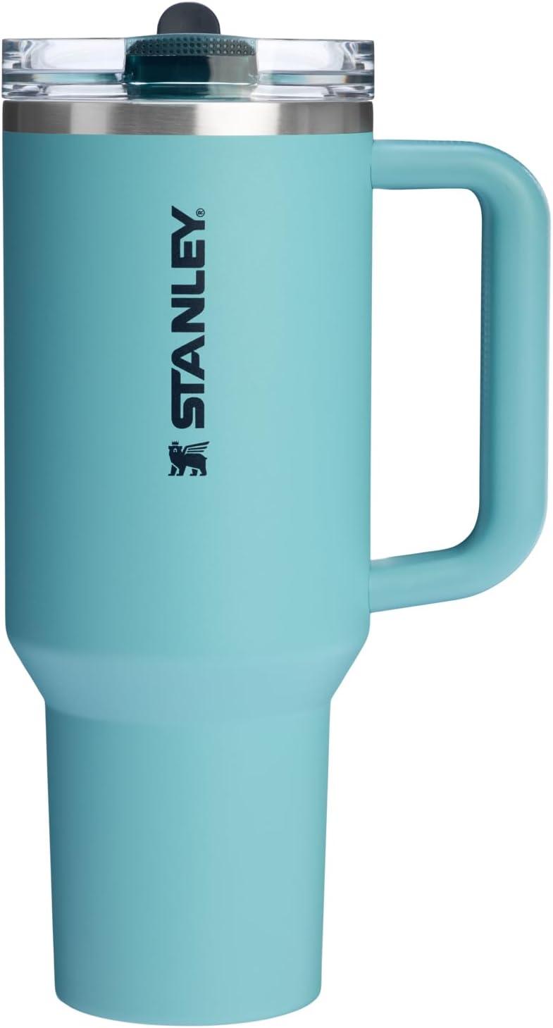 imageSTANLEY Quencher ProTour Flip Straw Tumbler with Leakproof Lid BuiltIn Straw amp Handle Cupholder Compatible for Travel Insulated Stainless Steel Cup BPAFreeAgave