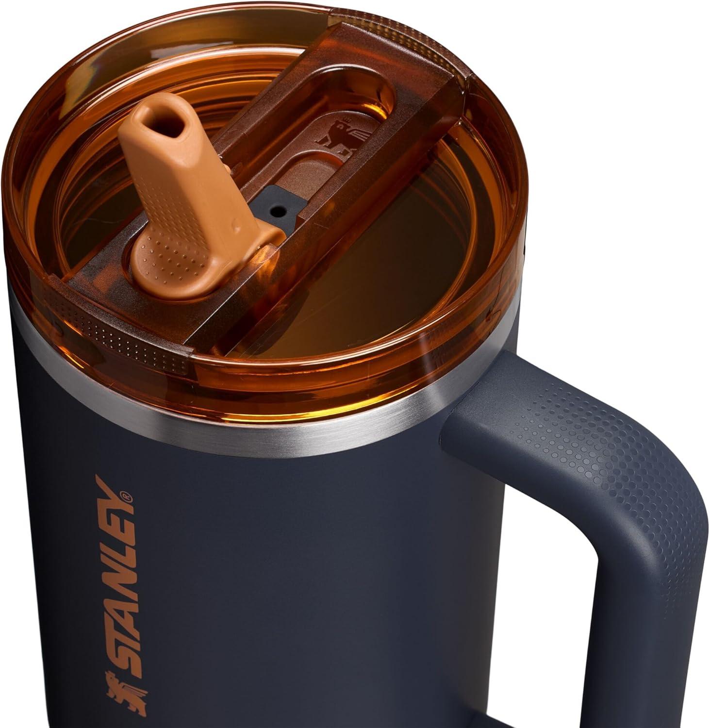 imageSTANLEY Quencher ProTour Flip Straw Tumbler with Leakproof Lid BuiltIn Straw amp Handle Cupholder Compatible for Travel Insulated Stainless Steel Cup BPAFreeTwilight VRT