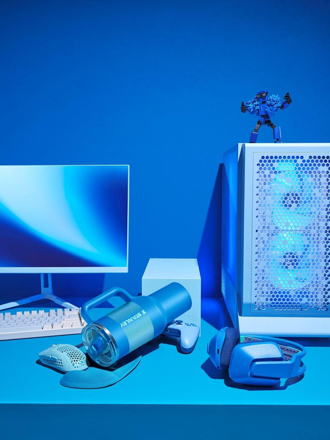 imageSTANLEY Quencher ProTour Flip Straw Tumbler with Leakproof Lid BuiltIn Straw amp Handle Cupholder Compatible for Travel Insulated Stainless Steel Cup BPAFreeTwilight VRT