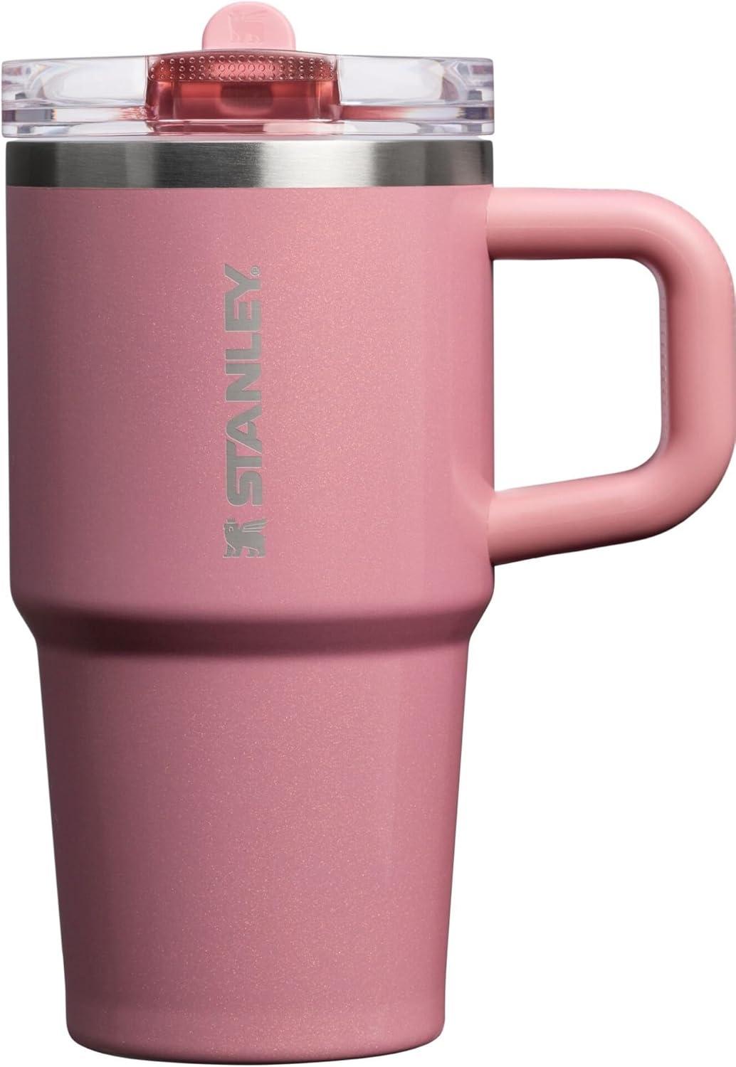 imageSTANLEY Quencher ProTour Flip Straw Tumbler with Leakproof Lid BuiltIn Straw amp Handle Cupholder Compatible for Travel Insulated Stainless Steel Cup BPAFreePort Shimmer