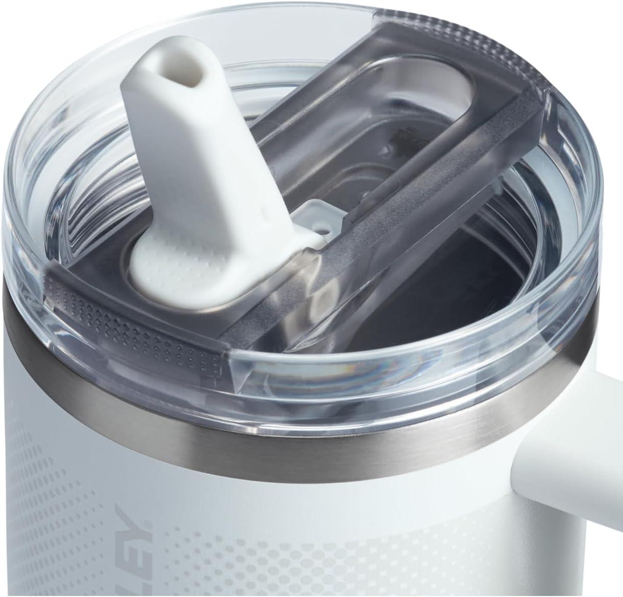 imageSTANLEY Quencher ProTour Flip Straw Tumbler with Leakproof Lid BuiltIn Straw amp Handle Cupholder Compatible for Travel Insulated Stainless Steel Cup BPAFreeFrost Fade