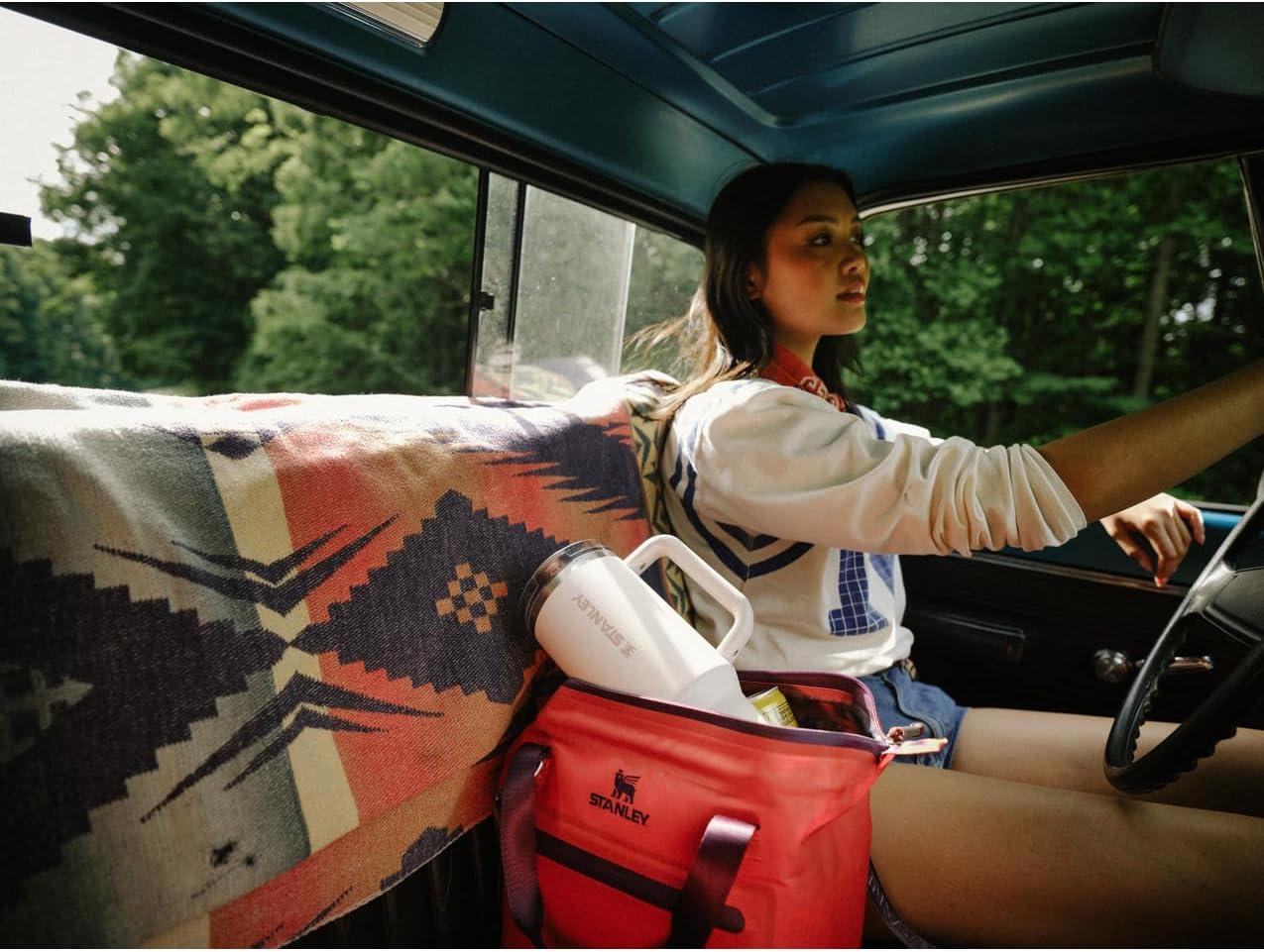 imageSTANLEY Quencher ProTour Flip Straw Tumbler with Leakproof Lid BuiltIn Straw amp Handle Cupholder Compatible for Travel Insulated Stainless Steel Cup BPAFreeFrost Fade