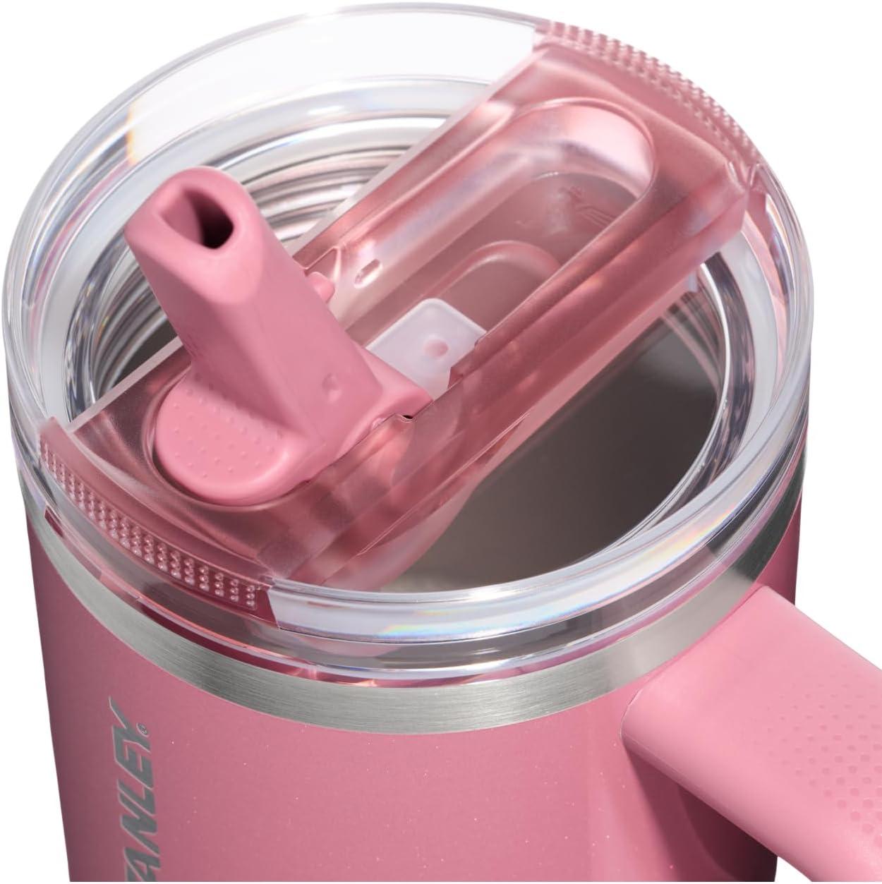 imageSTANLEY Quencher ProTour Flip Straw Tumbler with Leakproof Lid BuiltIn Straw amp Handle Cupholder Compatible for Travel Insulated Stainless Steel Cup BPAFreePort Shimmer