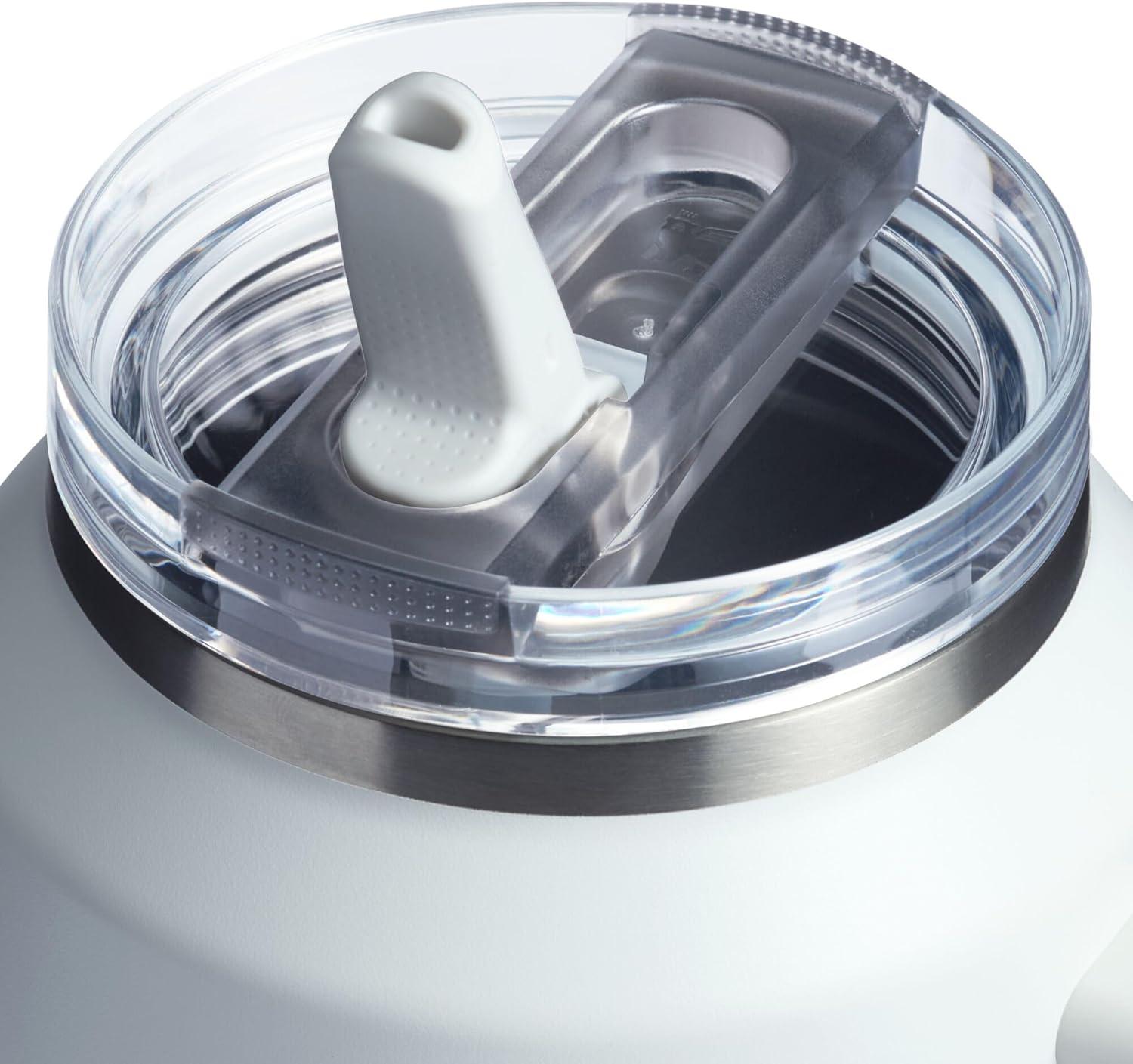 imageSTANLEY Quencher ProTour Flip Straw Tumbler with Leakproof Lid BuiltIn Straw amp Handle Cupholder Compatible for Travel Insulated Stainless Steel Cup BPAFreeFrost Fade