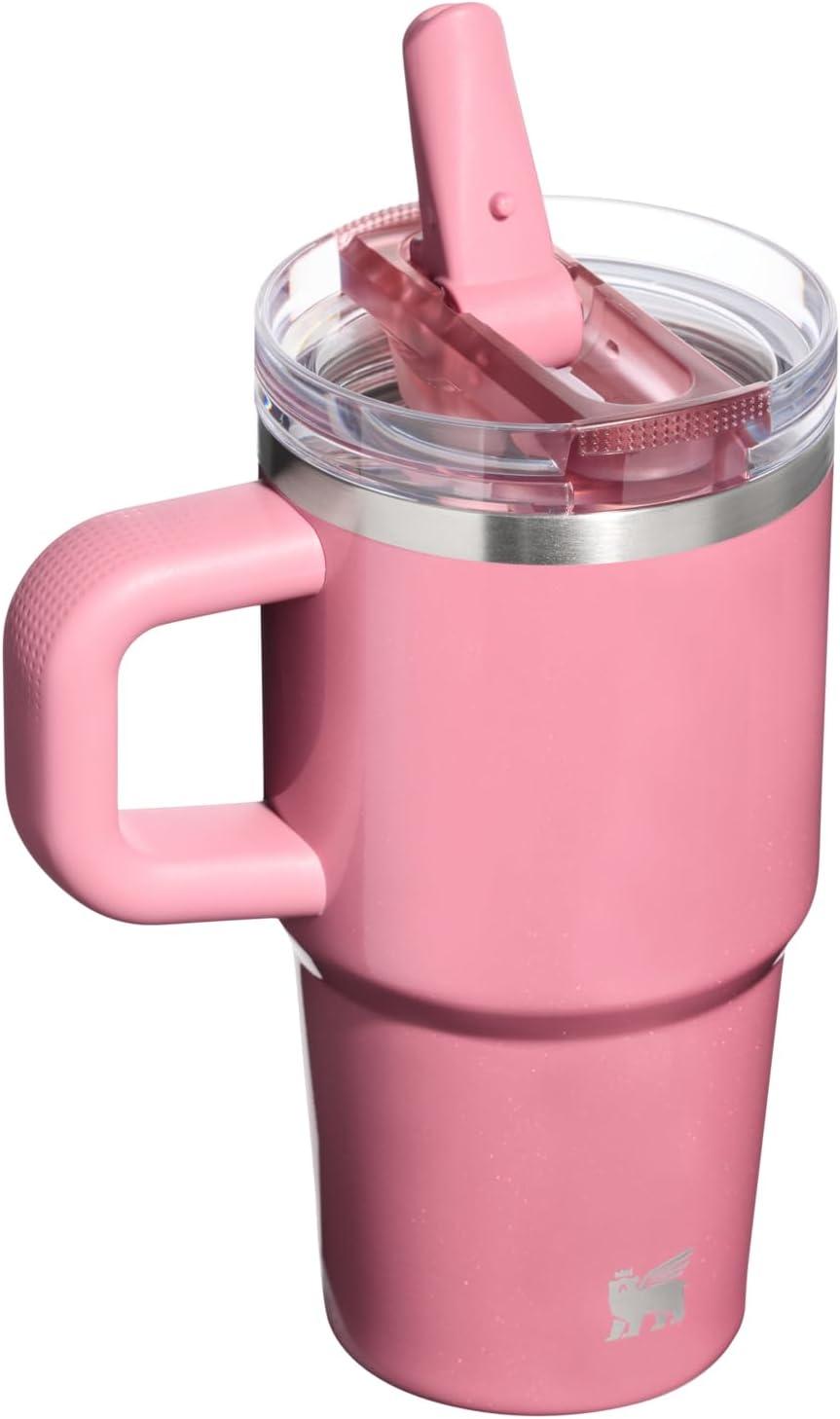 imageSTANLEY Quencher ProTour Flip Straw Tumbler with Leakproof Lid BuiltIn Straw amp Handle Cupholder Compatible for Travel Insulated Stainless Steel Cup BPAFreePort Shimmer