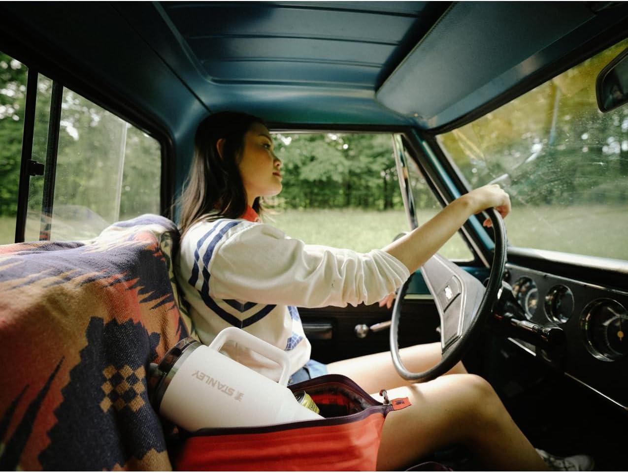 imageSTANLEY Quencher ProTour Flip Straw Tumbler with Leakproof Lid BuiltIn Straw amp Handle Cupholder Compatible for Travel Insulated Stainless Steel Cup BPAFreeFrost Fade