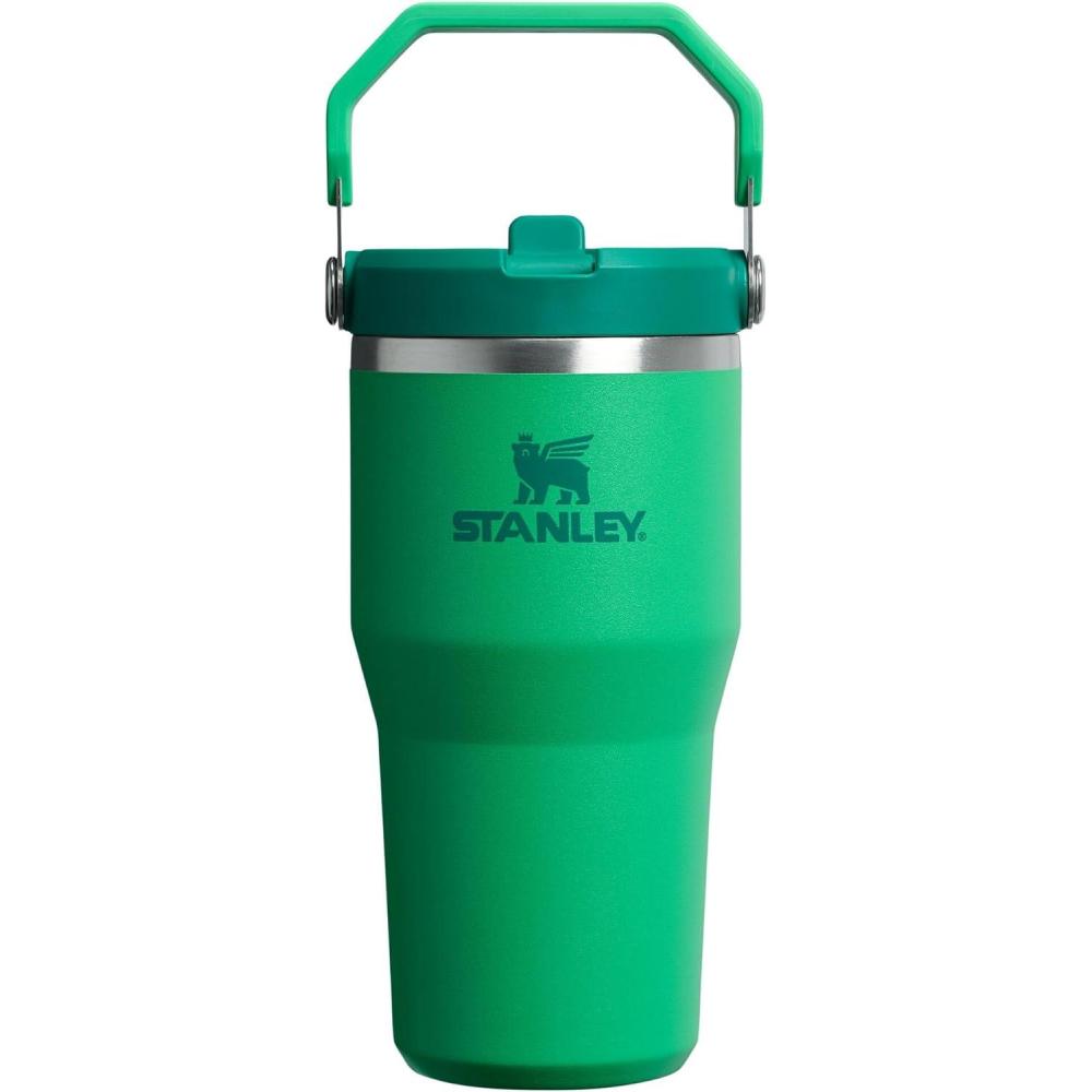imageSTANLEY IceFlow 20 Flip Straw Tumbler with Handle 30 oz  Twist On Lid and Flip Up Straw  Leak Resistant Water Bottle  Insulated Stainless Steel  BPAFree  Exclusive Toasted AlmondMeadow