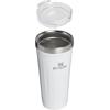 STANLEY Everyday Tumbler 20 oz | Press Fit Drink Through Lid | Beverage, Coffee, and Cocktail Cup | Insulated Stainless Steel Wine Glass | BPA-Free | Port Shimmer(Frost)