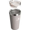 STANLEY Everyday Tumbler 20 oz | Press Fit Drink Through Lid | Beverage, Coffee, and Cocktail Cup | Insulated Stainless Steel Wine Glass | BPA-Free | Port Shimmer(Ash)