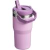 STANLEY IceFlow 2.0 Flip Straw Tumbler with Handle 30 oz | Twist On Lid and Flip Up Straw | Leak Resistant Water Bottle | Insulated Stainless Steel | BPA-Free | Exclusive Toasted Almond(Lilac)