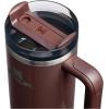 STANLEY Quencher H2.0 Tumbler with Handle and Straw 30 oz | Flowstate 3-Position Lid | Cup Holder Compatible for Travel | Insulated Stainless Steel Cup | BPA-Free | Exclusive Toasted Almond(Mahogany Gloss)