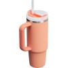 STANLEY Quencher H2.0 Tumbler with Handle and Straw 30 oz | Flowstate 3-Position Lid | Cup Holder Compatible for Travel | Insulated Stainless Steel Cup | BPA-Free | Exclusive Toasted Almond(Nectarine)