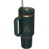 STANLEY Quencher H2.0 Tumbler with Handle and Straw 30 oz | Flowstate 3-Position Lid | Cup Holder Compatible for Travel | Insulated Stainless Steel Cup | BPA-Free | Exclusive Toasted Almond(Forrest Gloss Deco)