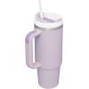 STANLEY Quencher H2.0 Tumbler with Handle and Straw 30 oz | Flowstate 3-Position Lid | Cup Holder Compatible for Travel | Insulated Stainless Steel Cup | BPA-Free | Exclusive Toasted Almond(Orchid)