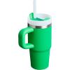STANLEY Quencher H2.0 Tumbler with Handle and Straw 30 oz | Flowstate 3-Position Lid | Cup Holder Compatible for Travel | Insulated Stainless Steel Cup | BPA-Free | Exclusive Toasted Almond(Meadow)