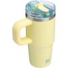 STANLEY Quencher ProTour Flip Straw Tumbler with Leakproof Lid | Built-In Straw & Handle | Cupholder Compatible for Travel | Insulated Stainless Steel Cup | BPA-Free(Pomelo)