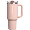 STANLEY Quencher ProTour Flip Straw Tumbler with Leakproof Lid | Built-In Straw & Handle | Cupholder Compatible for Travel | Insulated Stainless Steel Cup | BPA-Free(Oasis Peach Whip Gloss)