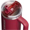 STANLEY Quencher ProTour Flip Straw Tumbler with Leakproof Lid | Built-In Straw & Handle | Cupholder Compatible for Travel | Insulated Stainless Steel Cup | BPA-Free(Cranberry Gloss)