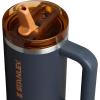 STANLEY Quencher ProTour Flip Straw Tumbler with Leakproof Lid | Built-In Straw & Handle | Cupholder Compatible for Travel | Insulated Stainless Steel Cup | BPA-Free(Twilight VRT)