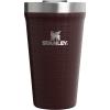 STANLEY Everyday Tumbler 20 oz | Press Fit Drink Through Lid | Beverage, Coffee, and Cocktail Cup | Insulated Stainless Steel Wine Glass | BPA-Free | Port Shimmer(Mahogany Grid)
