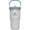 STANLEY IceFlow 2.0 Flip Straw Tumbler with Handle 30 oz | Twist On Lid and Flip Up Straw | Leak Resistant Water Bottle | Insulated Stainless Steel | BPA-Free | Exclusive Toasted Almond(Fog)