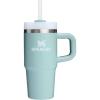 STANLEY Quencher H2.0 Tumbler with Handle and Straw 30 oz | Flowstate 3-Position Lid | Cup Holder Compatible for Travel | Insulated Stainless Steel Cup | BPA-Free | Exclusive Toasted Almond(Seafoam)