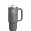 STANLEY Quencher H2.0 Tumbler with Handle and Straw 30 oz | Flowstate 3-Position Lid | Cup Holder Compatible for Travel | Insulated Stainless Steel Cup | BPA-Free | Exclusive Toasted Almond(Stone)