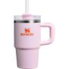 STANLEY Quencher H2.0 Tumbler with Handle and Straw 30 oz | Flowstate 3-Position Lid | Cup Holder Compatible for Travel | Insulated Stainless Steel Cup | BPA-Free | Exclusive Toasted Almond(Rose Petal Shimmer)