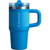STANLEY Quencher ProTour Flip Straw Tumbler with Leakproof Lid | Built-In Straw & Handle | Cupholder Compatible for Travel | Insulated Stainless Steel Cup | BPA-Free(Azure Fade)