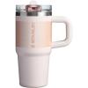 STANLEY Quencher ProTour Flip Straw Tumbler with Leakproof Lid | Built-In Straw & Handle | Cupholder Compatible for Travel | Insulated Stainless Steel Cup | BPA-Free(Rose Quartz Fade)