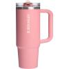 STANLEY Quencher ProTour Flip Straw Tumbler with Leakproof Lid | Built-In Straw & Handle | Cupholder Compatible for Travel | Insulated Stainless Steel Cup | BPA-Free(Pink Mesa)