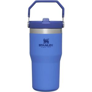 STANLEY IceFlow 2.0 Flip Straw Tumbler with Handle 30 oz | Twist On Lid and Flip Up Straw | Leak Resistant Water Bottle | Insulated Stainless Steel | BPA-Free | Exclusive Toasted Almond(Iris)