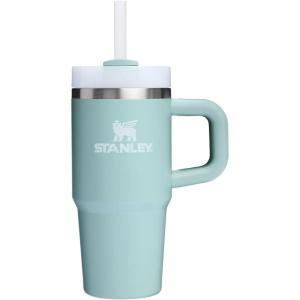 STANLEY Quencher H2.0 Tumbler with Handle and Straw 30 oz | Flowstate 3-Position Lid | Cup Holder Compatible for Travel | Insulated Stainless Steel Cup | BPA-Free | Exclusive Toasted Almond(Seafoam)
