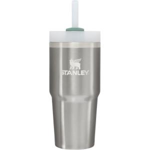 STANLEY Quencher H2.0 Tumbler with Handle and Straw 30 oz | Flowstate 3-Position Lid | Cup Holder Compatible for Travel | Insulated Stainless Steel Cup | BPA-Free | Exclusive Toasted Almond(Stainless Steel Shale)