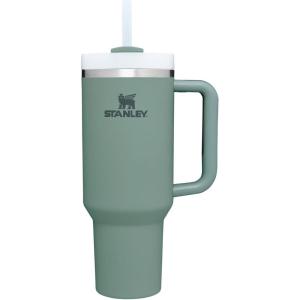 STANLEY Quencher H2.0 Tumbler with Handle and Straw 30 oz | Flowstate 3-Position Lid | Cup Holder Compatible for Travel | Insulated Stainless Steel Cup | BPA-Free | Exclusive Toasted Almond(Shale)