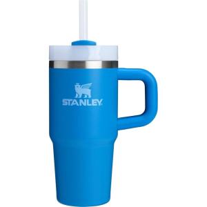 STANLEY Quencher H2.0 Tumbler with Handle and Straw 30 oz | Flowstate 3-Position Lid | Cup Holder Compatible for Travel | Insulated Stainless Steel Cup | BPA-Free | Exclusive Toasted Almond(Azure)