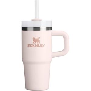STANLEY Quencher H2.0 Tumbler with Handle and Straw 30 oz | Flowstate 3-Position Lid | Cup Holder Compatible for Travel | Insulated Stainless Steel Cup | BPA-Free | Exclusive Toasted Almond(Rose Quartz 2.0)