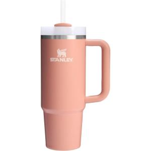 STANLEY Quencher H2.0 Tumbler with Handle and Straw 30 oz | Flowstate 3-Position Lid | Cup Holder Compatible for Travel | Insulated Stainless Steel Cup | BPA-Free | Exclusive Toasted Almond(Exclusive Sienna)