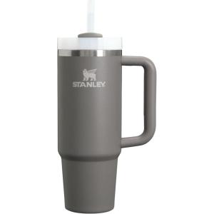 STANLEY Quencher H2.0 Tumbler with Handle and Straw 30 oz | Flowstate 3-Position Lid | Cup Holder Compatible for Travel | Insulated Stainless Steel Cup | BPA-Free | Exclusive Toasted Almond(Stone)