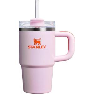 STANLEY Quencher H2.0 Tumbler with Handle and Straw 30 oz | Flowstate 3-Position Lid | Cup Holder Compatible for Travel | Insulated Stainless Steel Cup | BPA-Free | Exclusive Toasted Almond(Rose Petal Shimmer)