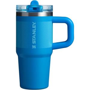 STANLEY Quencher ProTour Flip Straw Tumbler with Leakproof Lid | Built-In Straw & Handle | Cupholder Compatible for Travel | Insulated Stainless Steel Cup | BPA-Free(Azure Fade)