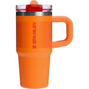 STANLEY Quencher ProTour Flip Straw Tumbler with Leakproof Lid | Built-In Straw & Handle | Cupholder Compatible for Travel | Insulated Stainless Steel Cup | BPA-Free(Goldenrod Fade)