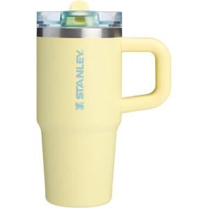 STANLEY Quencher ProTour Flip Straw Tumbler with Leakproof Lid | Built-In Straw & Handle | Cupholder Compatible for Travel | Insulated Stainless Steel Cup | BPA-Free(Pomelo)