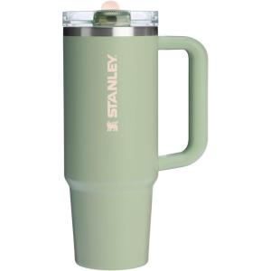 STANLEY Quencher ProTour Flip Straw Tumbler with Leakproof Lid | Built-In Straw & Handle | Cupholder Compatible for Travel | Insulated Stainless Steel Cup | BPA-Free(Lichen)